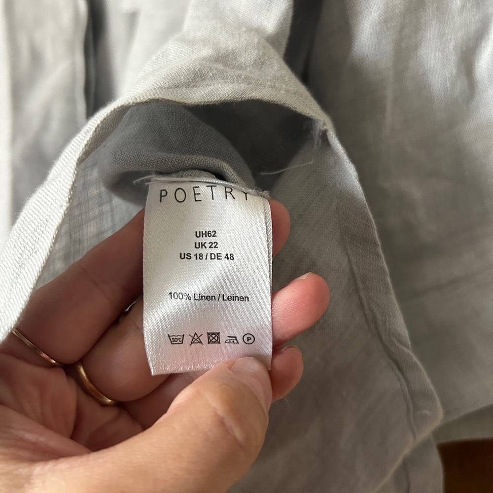 Poetry Linen Button Down - Picture 3 of 3